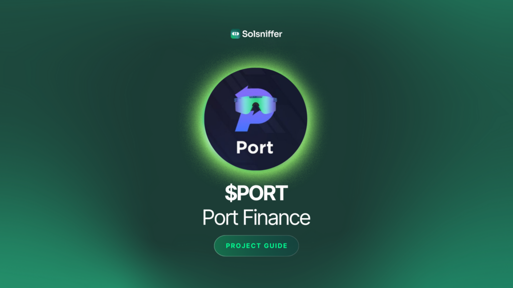 PORT FINANCE $PORT CRYPTO PROJECT